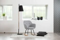 Schommelstoel Hermeline In Stof - Lichtgrijs -Emob 0000065041 7 b16e