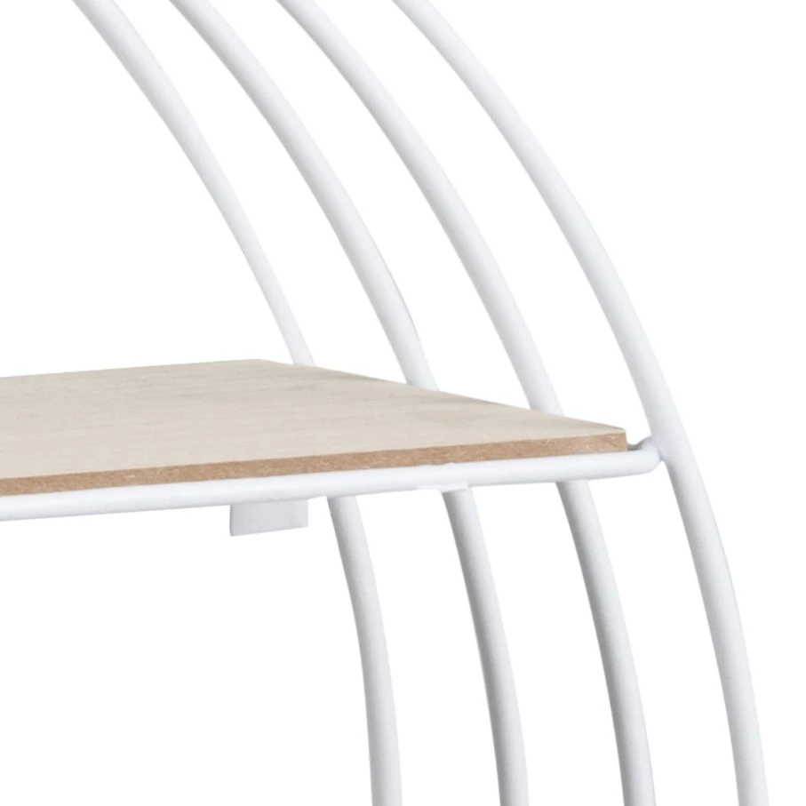 Wandrek Bas Ø45cm - Wit 7 Wandrek Bas Ø45cm - Wit - Afbeelding 7