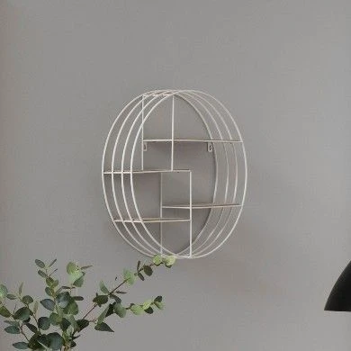 Wandrek Bas Ø45cm - Wit 9 Wandrek Bas Ø45cm - Wit - Afbeelding 9