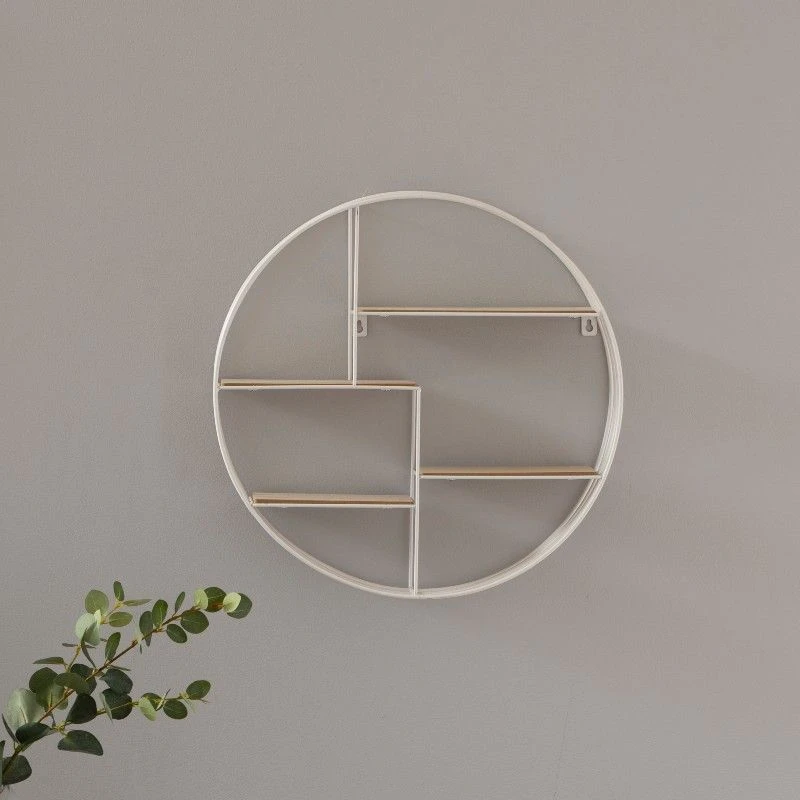 Wandrek Bas Ø45cm - Wit 10 Wandrek Bas Ø45cm - Wit - Afbeelding 10