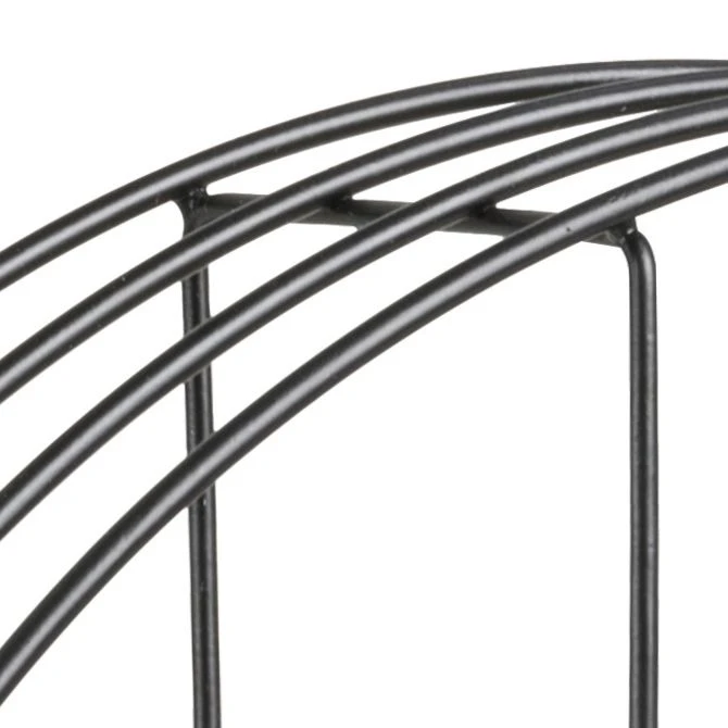 Wandrek Bas Ø45cm - Zwart 5 Wandrek Bas Ø45cm - Zwart - Afbeelding 5