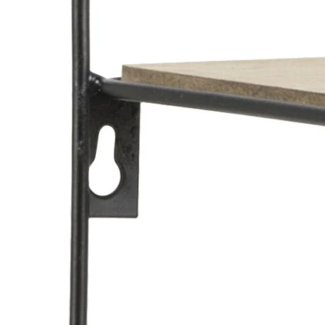 Wandrek Bas Ø45cm - Zwart 4 Wandrek Bas Ø45cm - Zwart - Afbeelding 4