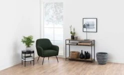 Sidetable Dover 100cm - Zwart/wilde Eik -Emob 0000076364 6 1d2e