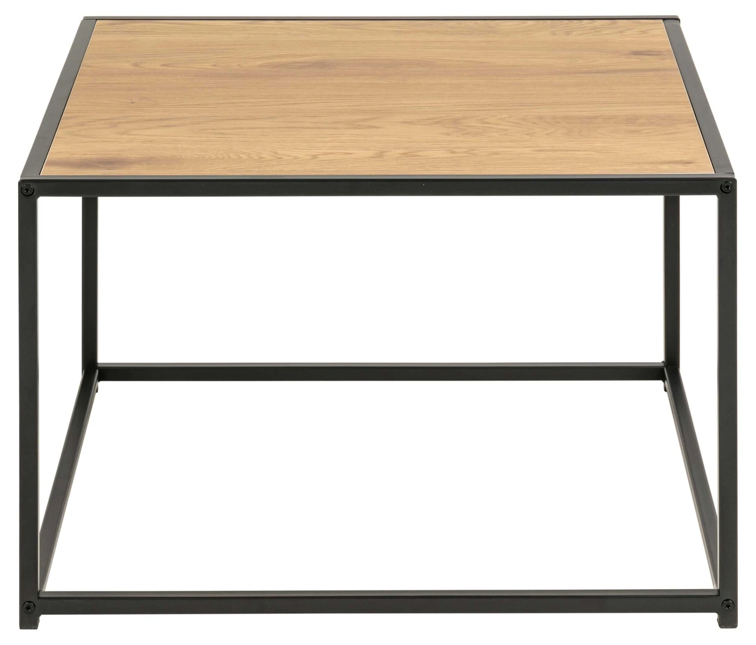 Salontafel Dover 60x60 Industrieel - Zwart/wilde Eik 3 Salontafel Dover 60x60 Industrieel - Zwart/wilde Eik - Afbeelding 3