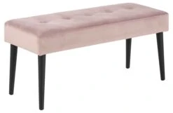 Bank Gloria 95cm - Roze/zwart -Emob 0000085704 1 8972