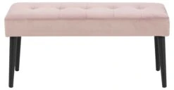 Bank Gloria 95cm - Roze/zwart -Emob 0000085704 2 4ebd