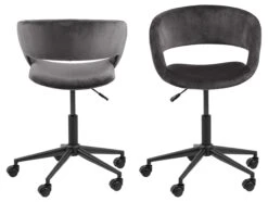 Bureaustoel Dusty - Donkergrijs/zwart -Emob 0000085889 2 e2bb