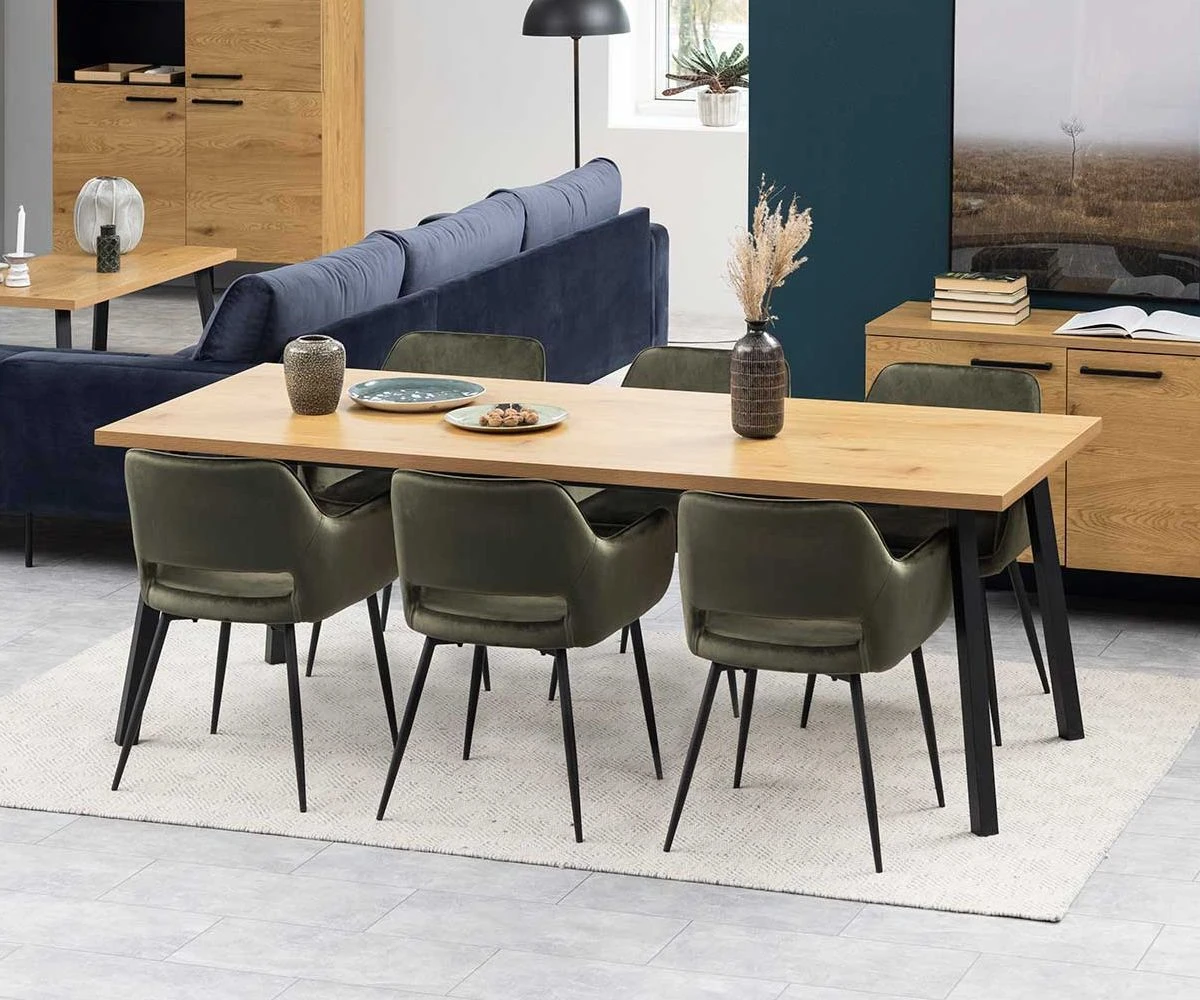 Stoel Dani - Olijfgroen 10 Stoel Dani - Olijfgroen - Afbeelding 10