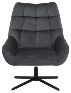 Draaifauteuil Madrid - Donkergrijs/zwart -Emob 0000086682 2 8b88