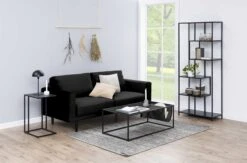 Salontafel Met Magazinehouder Dover 60x110 - Zwart -Emob 0000086766 8 7893
