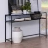 Sidetable Dover 120cm Industrieel - Zwart