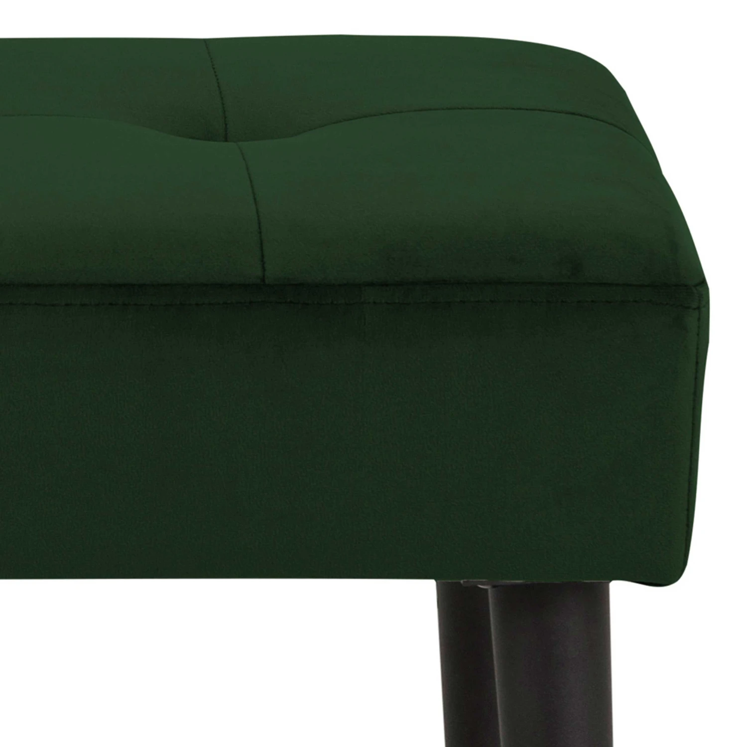 Bank Gloria 95cm - Groen/zwart 5 Bank Gloria 95cm - Groen/zwart - Afbeelding 5