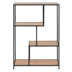 Rek Dover 2 Legplanken - Zwart/wilde Eik 11 Rek Dover 2 Legplanken - Zwart/wilde Eik -Emob 0000089164 2 947d