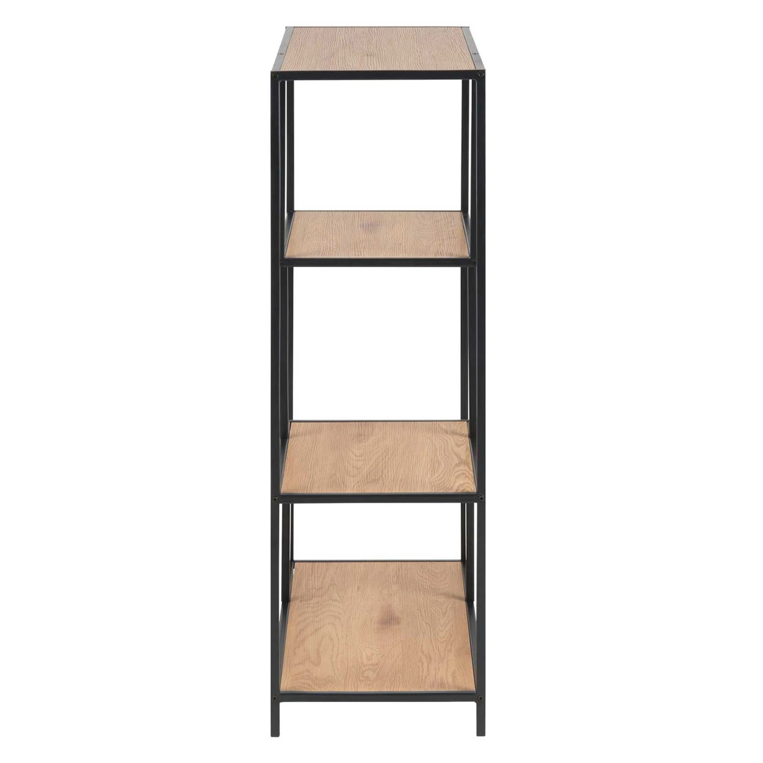 Rek Dover 2 Legplanken - Zwart/wilde Eik 4 Rek Dover 2 Legplanken - Zwart/wilde Eik - Afbeelding 4