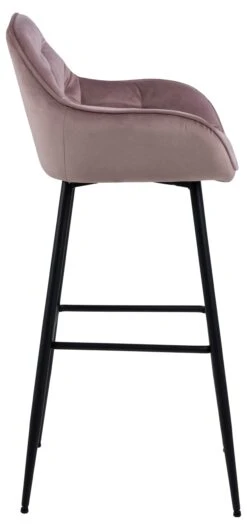 Barstoel Bridget - Oudroze/zwart -Emob 0000090451 3 5dee