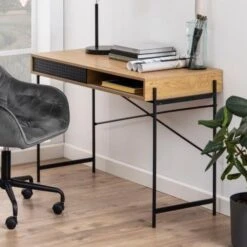 Bureau Angèle 110cm 1 Deur - Wilde Eik