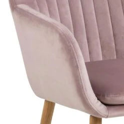 Armstoel Hermeline - Lichtroze/eik -Emob 0A7B2923 6BD6 43B4 B3EC D4AE2AF592F4 ad0c