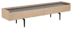 Tv-meubel Cecile 200cm, 2 Deuren - Beige/ Zwart -Emob 0BF13E0E 7917 4A7C 9081 D2B28F7983E7 0aa8