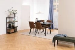 Eetkamerstoel Waylor - Bruin -Emob 0FA8A79A 8696 44DC 92B8 66A64F0B7BCE a7fa