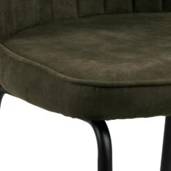 Eetkamerstoel Patri - Olijgroen/zwart -Emob 1181BFC3 D13D 4A5F 9684 927870CBE438 7712