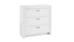 Commode Arkea 96cm Met 3 Lades - Wit 8 Commode Arkea 96cm Met 3 Lades - Wit -Emob 13442774 kommode alaska 2 90db