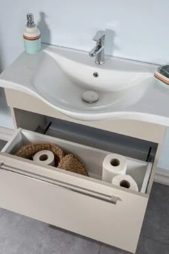 Jussara Badkamer 3-Delige Set | MELAMINE MDF | Keramische Wastafel -Emob 138JSR1102 20 204 7aef