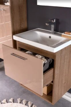 Jussara Badkamermeubelset | 3-delig | MDF Met Melamine Coating | Keramische Wastafel | Chromen Grepen | Cappuccino 10 Jussara Badkamermeubelset | 3-delig | MDF Met Melamine Coating | Keramische Wastafel | Chromen Grepen | Cappuccino -Emob 138JSR1107 20 203 159a