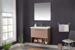 Jussara Badkamermeubelset | MDF Met Melaminecoating | Keramische Wastafel -Emob 138JSR1108 20 202 5d38