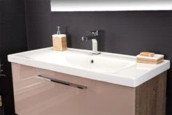 Jussara Badset | 3-delig Meubel | Melamine MDF | Keramische Wastafel | Cappuccino -Emob 138JSR1109 20 203 fb53