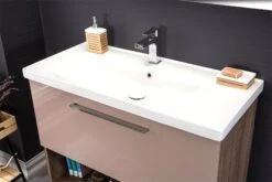 Jussara Badset | 3-delig Meubel | Melamine MDF | Keramische Wastafel | Cappuccino -Emob 138JSR1109 20 204 2591