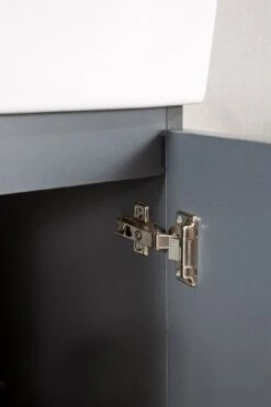 Jussara Badkamermeubelset | Massief Hout | Keramische Wastafel | Grijs -Emob 138JSR1110 20 205 4f5a