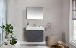 Badkamermeubelset (3 Stuks) Grijs