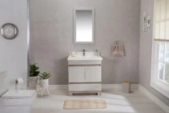 Jussara Badkamermeubelset | 2-delig | Eik | Aanrechtblad Kwarts