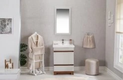 2-Delige Jussara Badkamermeubelset | MDF En Kwarts | Crème