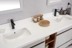 Jussara 3-delige Badkamermeubelset | MDF Met Melaminecoating | Aanrechtblad Van Kwarts -Emob 138JSR1129 20 205 c1d5