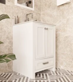 Jussara Badkamermeubelset - 2-delig, 100% Massief Hout En Kwarts -Emob 138JSR1137 20 204 e941