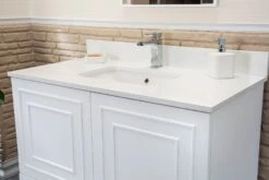 Jussara Badkamermeubelset | 100% Massief Hout | Aanrechtblad Wit Kwarts -Emob 138JSR1211 20 205 33f4