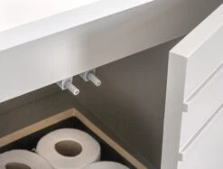 Jussara Badkamermeubelset | 2 Delen | Massief Hout | Wit Kwarts Aanrechtblad -Emob 138JSR1215 20 206 3ba8