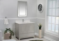 Jussara Badkamermeubelset 2-delig Grijs Badmeubel Met Kwarts Werkblad 13 Jussara Badkamermeubelset 2-delig Grijs Badmeubel Met Kwarts Werkblad -Emob 138JSR1217 20 202 8656