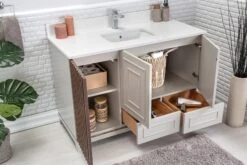 Jussara Badkamermeubelset | Grijs | 2-delig | 100% Gelakt MDF