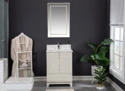 Badkamermeubelset | Jussara | 2-delig | Crème