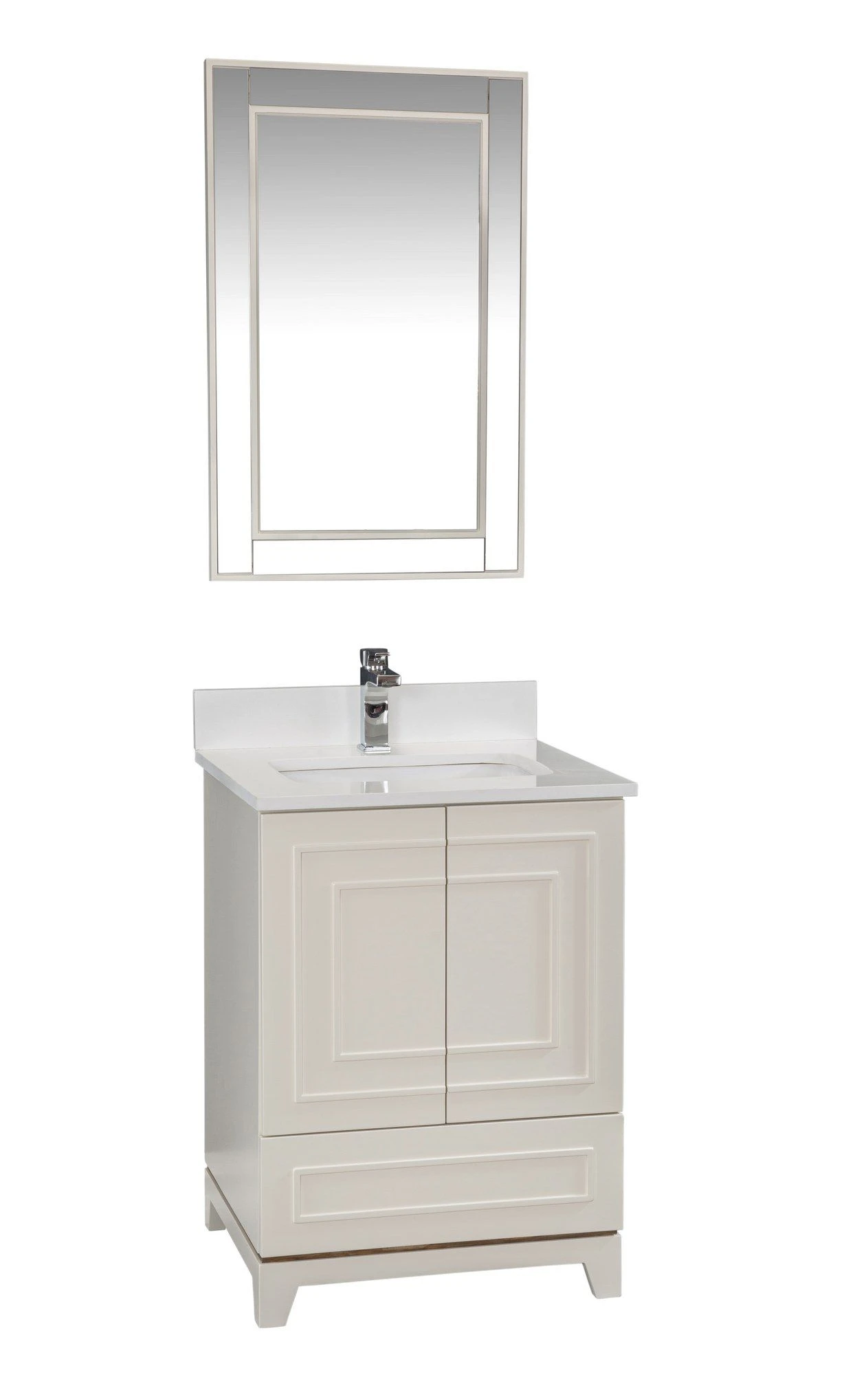 Badkamermeubelset | Jussara | 2-delig | Crème 2 Badkamermeubelset | Jussara | 2-delig | Crème - Afbeelding 2