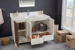 Jussara Badkamermeubelset | 2-delig | Crème | 100% Massief Hout -Emob 138JSR1226 20 203 bda6