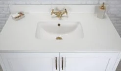 Jussara Badkamermeubelset, 2-delig, Met Kwarts Aanrechtblad, Wit -Emob 138JSR1232 20 204 b658