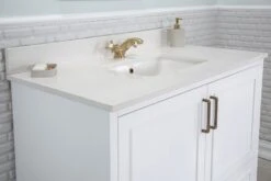 Jussara Badkamermeubelset, 2-delig, Met Kwarts Aanrechtblad, Wit -Emob 138JSR1232 20 205 ade3