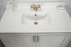 Jussara 2-delige Badkamermeubelset | 100% Gelakt MDF | Aanrechtblad Van Wit Kwarts | Grijze Kleur 9 Jussara 2-delige Badkamermeubelset | 100% Gelakt MDF | Aanrechtblad Van Wit Kwarts | Grijze Kleur -Emob 138JSR1246 20 204 b98b