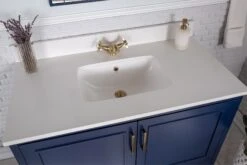 Jussara Badkamermeubelset | 2 Delig | 100% Massief Hout En Kwarts | Donkerblauw -Emob 138JSR1253 20 204 2fd9