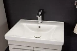 Jussara Badkamermeubelset | 3-delig | 100% MDF Met Melaminecoating | Keramische Wastafel | Wandbevestiging -Emob 138JSR1266 20 204 6756