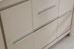 Jussara Badkamermeubelset | MDF Gelakt | Blad Van Kwarts En Wastafel Van Porselein | Beige -Emob 138JSR1285 20 207 34cb