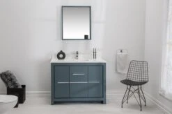 Jussara Badkamermeubelset | Blauw | 2-delig | 100% Gelakt MDF